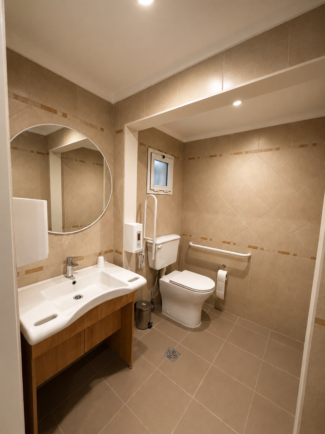 Baño accesible del consultorio
